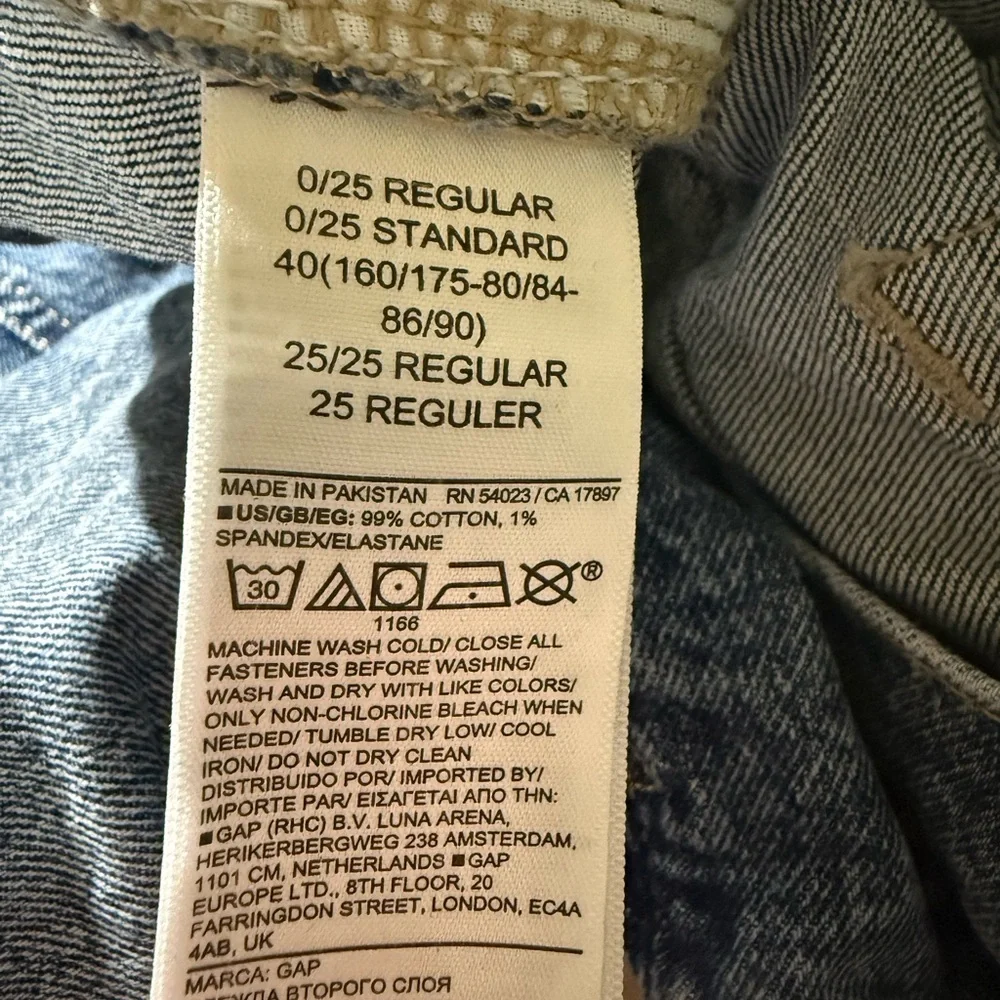 Gap 90s loose denim jeans size 25 Regular - Picture 5 of 5
